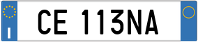 Truck License Plate